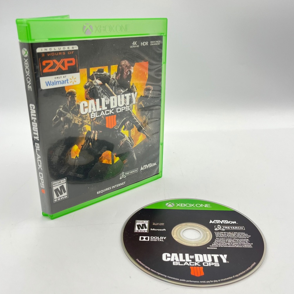 Activision Call of Duty Black Ops 4 Xbox One Game Disc Walmart Edition